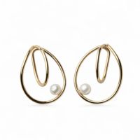 Supple あこや真珠 イヤーカフ(両耳)　7.0-7.5mm SUS316L GP