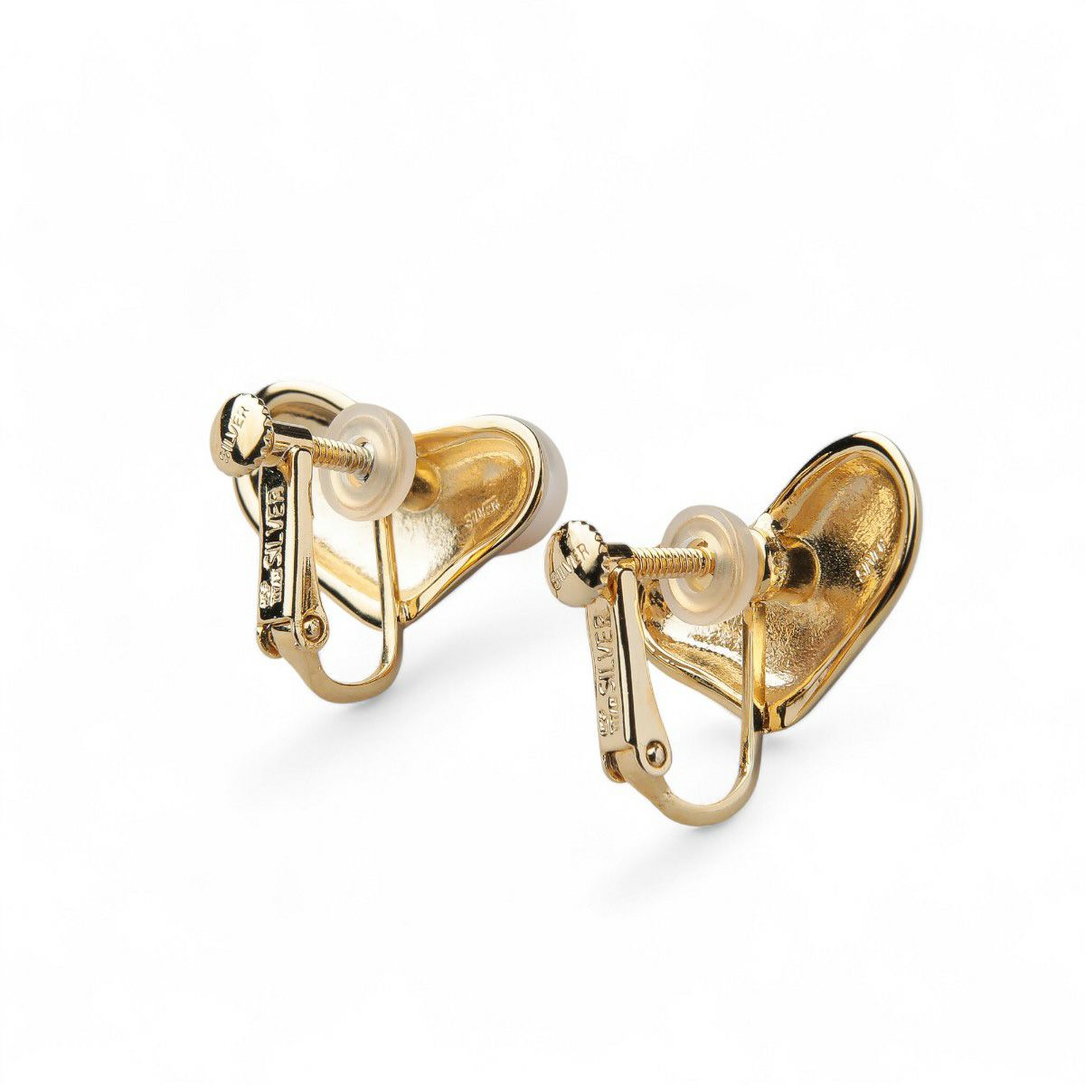 Supple あこや真珠 ハートイヤリング　7.0-7.5mm SV925 GP