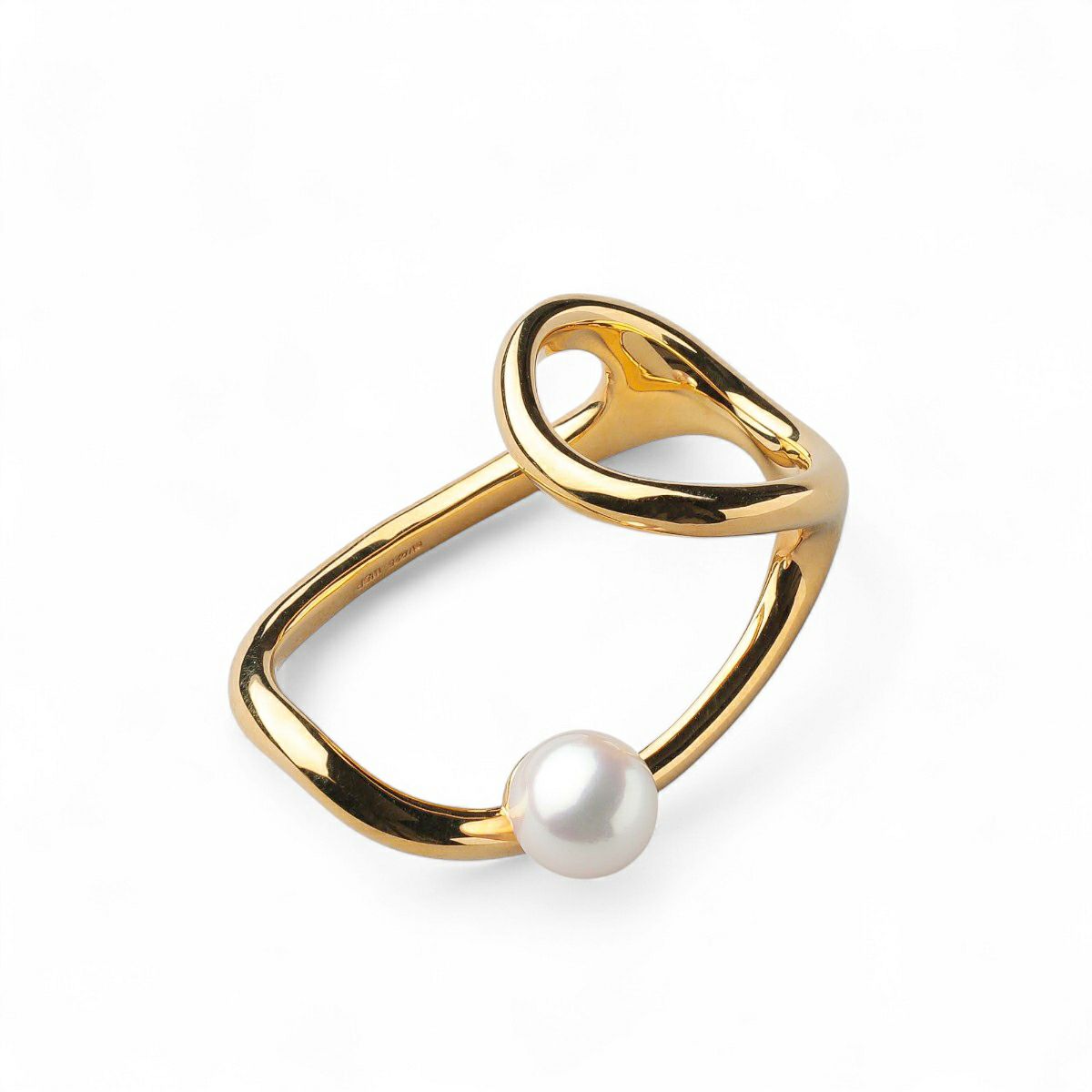  Supple あこや真珠 ダブルフィンガーリング　8.5-9.0mm SV925 GP