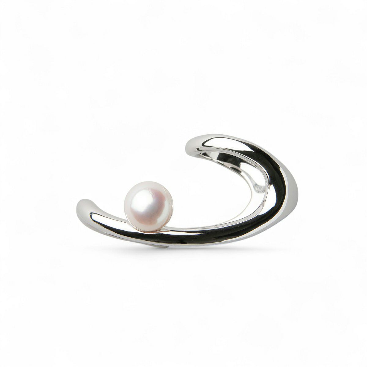 Supple あこや真珠 ダブルフィンガーリング 8.5-9.0mm SV925