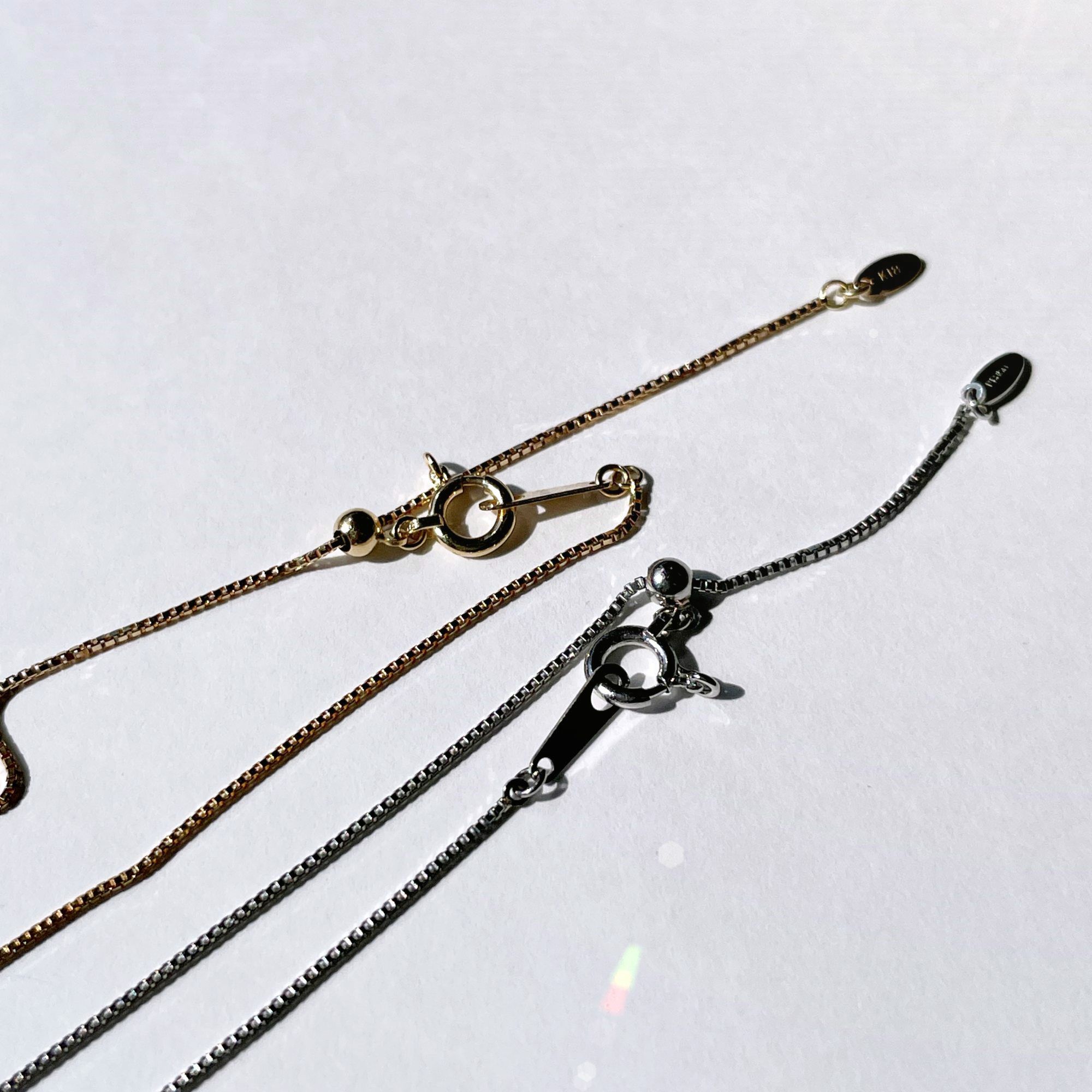 オーロラ花珠真珠 スルーペンダントネックレス 8.5-9.0mm K18YG -Premium-