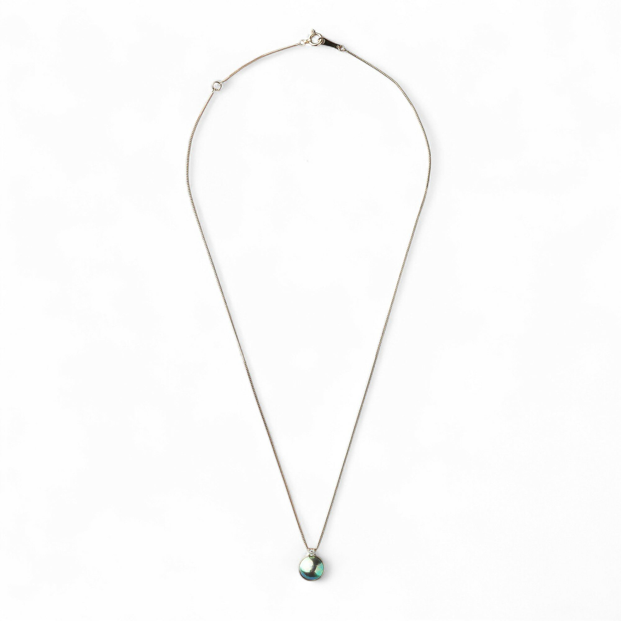 Abalone アワビ真珠 ペンダント　8mmUP K18YG