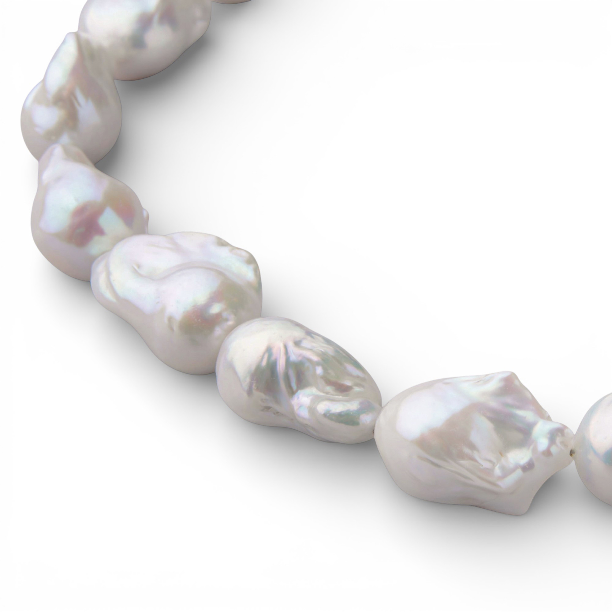 マルレナ マリーマンテルバロックパールネックレス　淡水真珠 12mmUP SV925