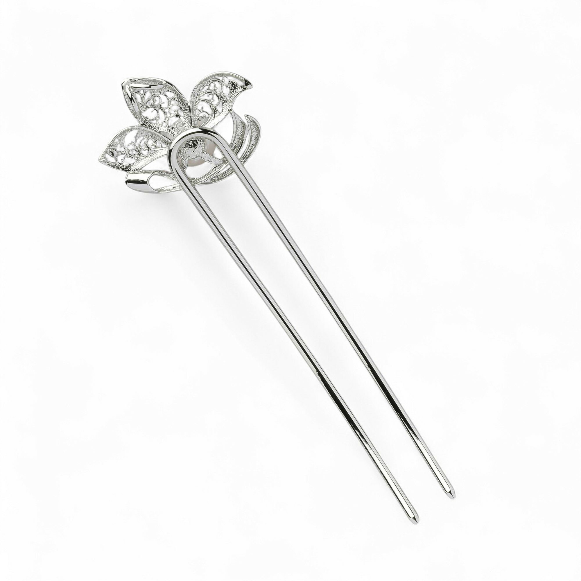 淡水真珠 かんざし（簪）11mmUP　唐草