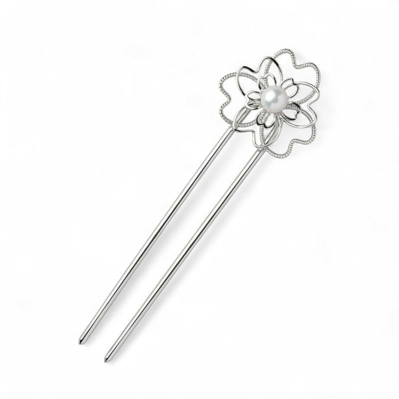 あこや真珠 かんざし（簪）8.5-9.0mm　桜