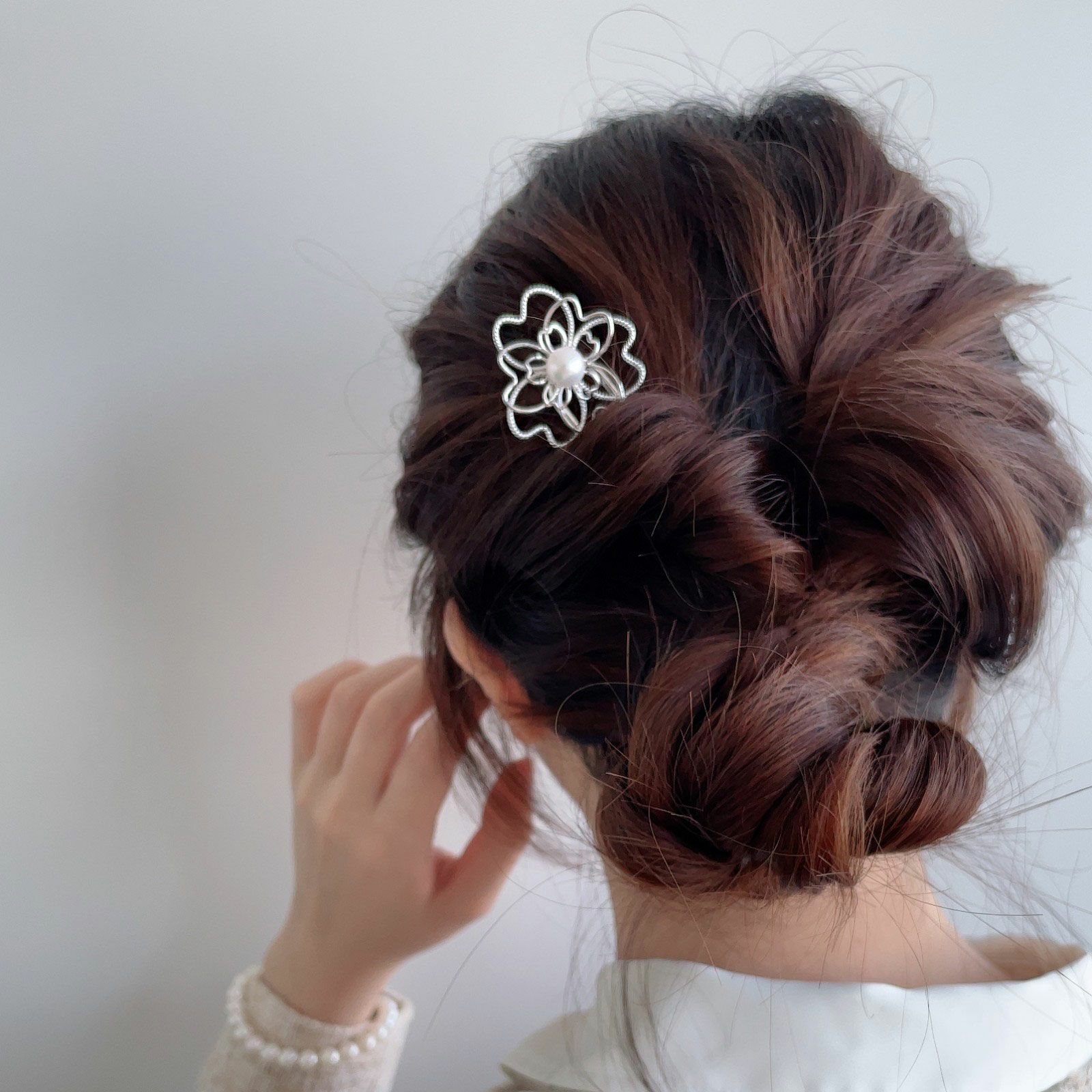 あこや真珠 かんざし（簪）8.5-9.0mm　桜