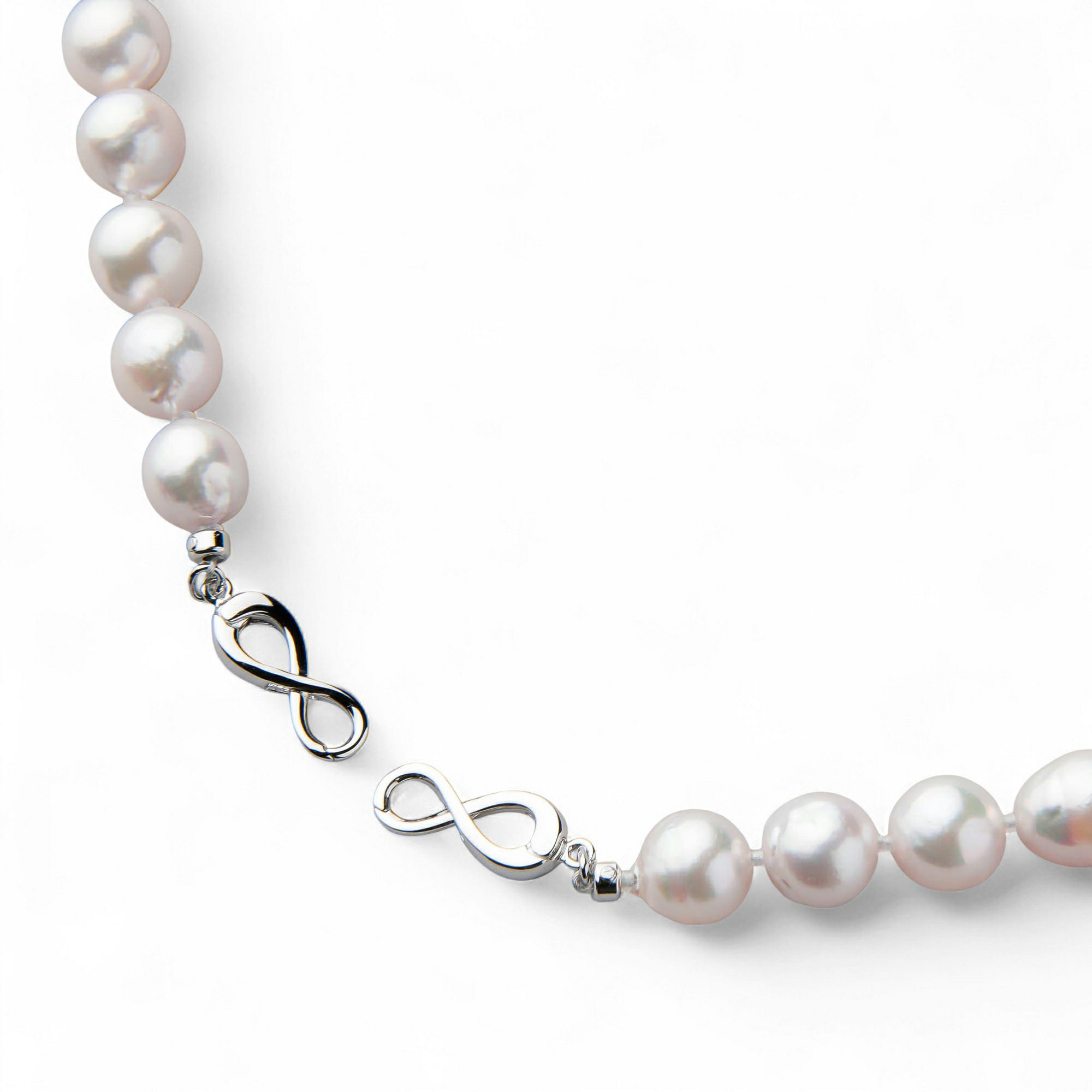 【WEB限定】あこや真珠 バロック ネックレス　7.5-8.0mm SV925