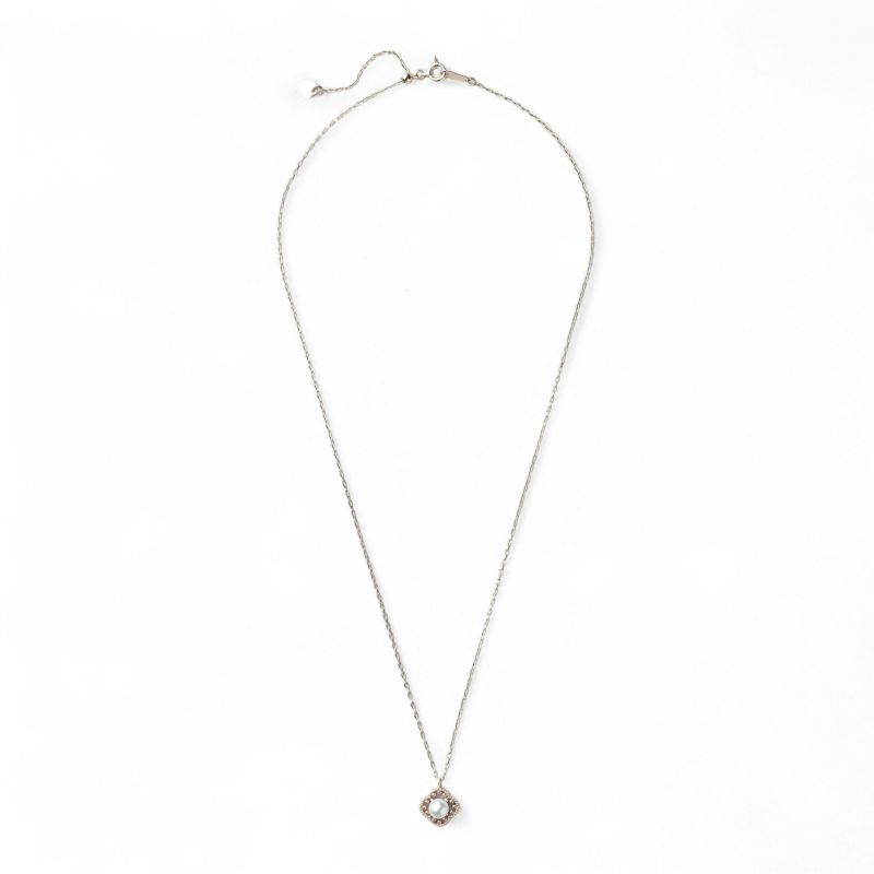 Fleur Eclat あこや真珠 フラワーペンダント 5.0-5.5mm K10YG