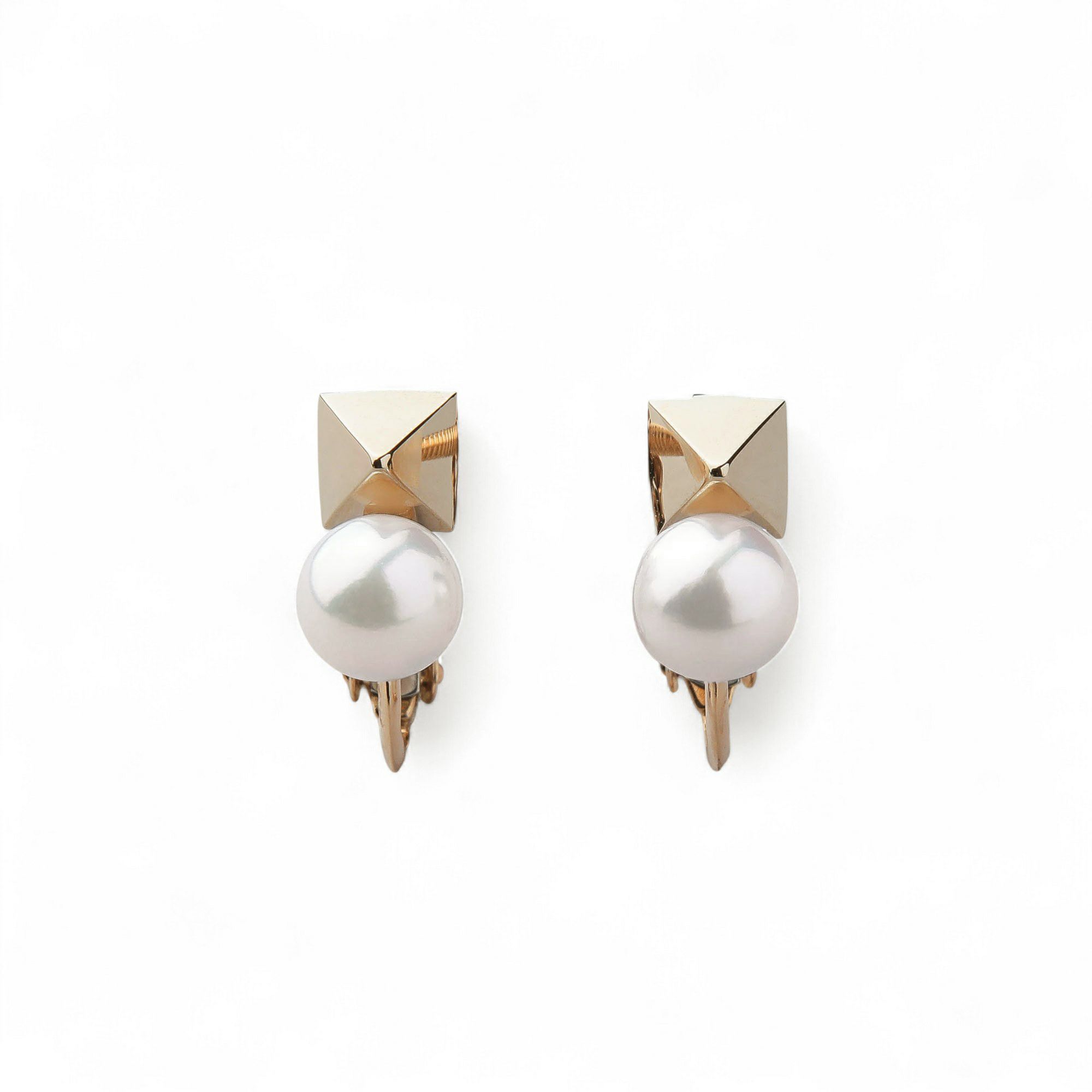 Carina あこや真珠 イヤリング　5.5-6.0mm K10YG