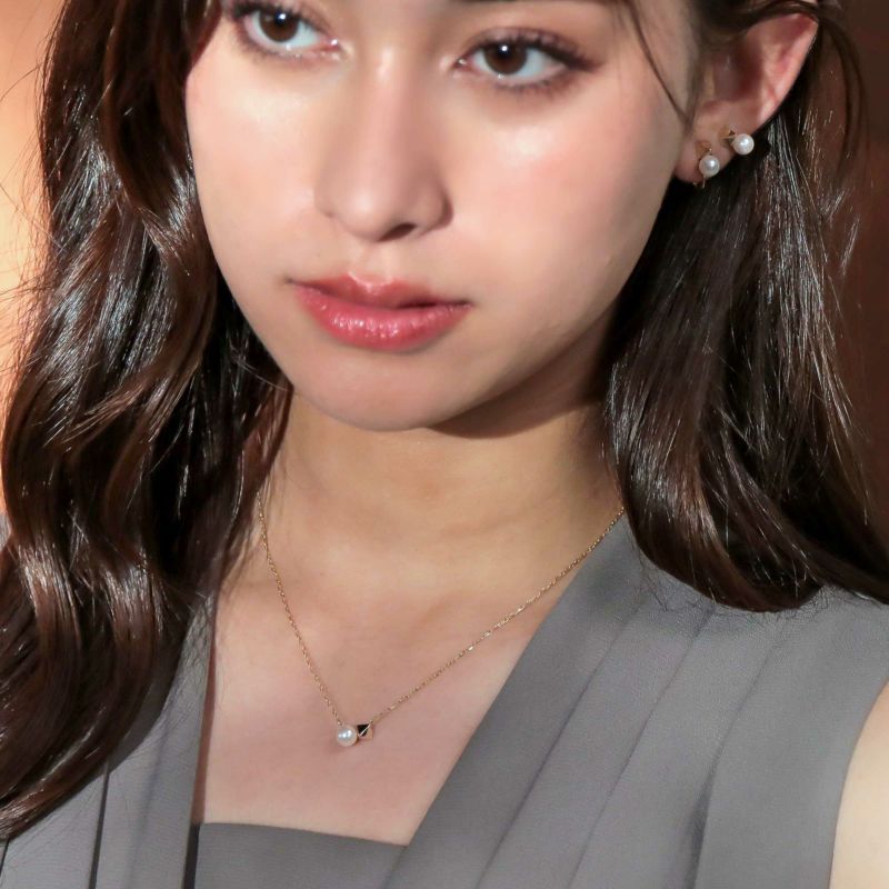 Carina あこや真珠 ペンダント　5.5-6.0mm K10YG