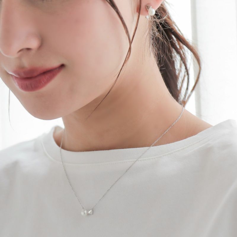 Carina あこや真珠 ペンダント　5.5-6.0mm K10WG