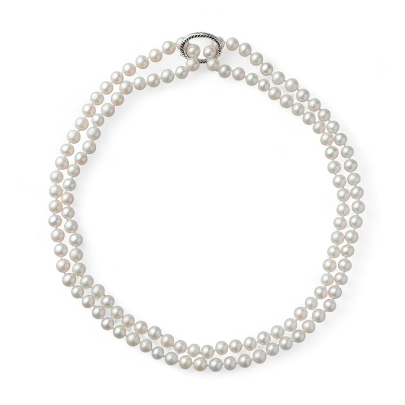 ロングネックレス アレンジ用 ショートナー Lサイズ　SV925