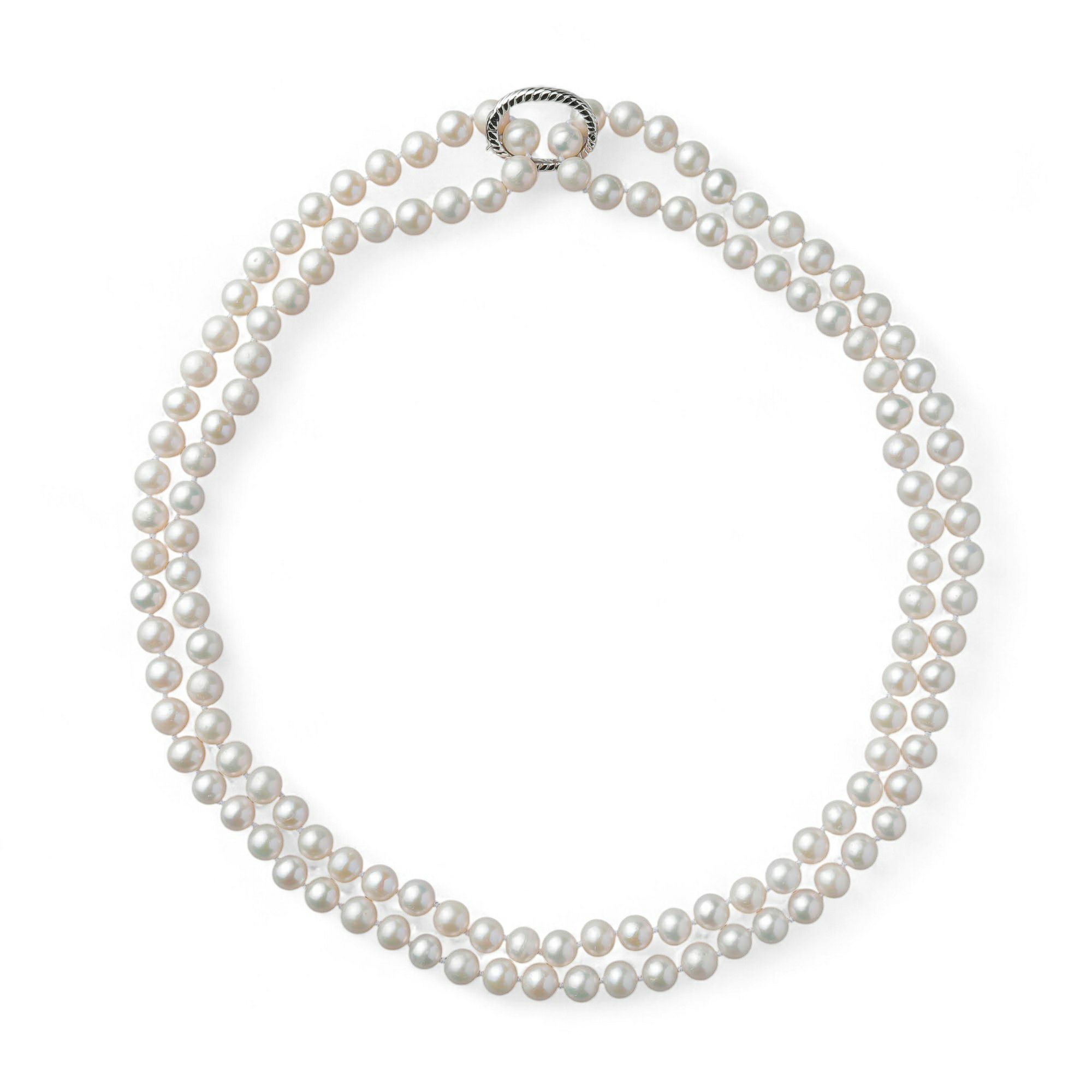 ロングネックレス アレンジ用 ショートナー Lサイズ　SV925