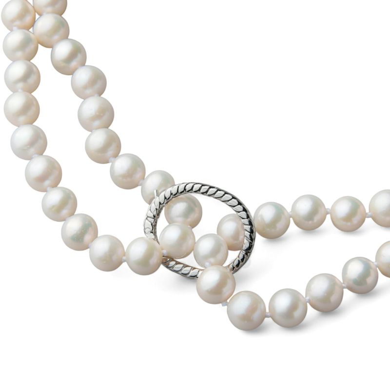 ロングネックレス アレンジ用 ショートナー Lサイズ　SV925