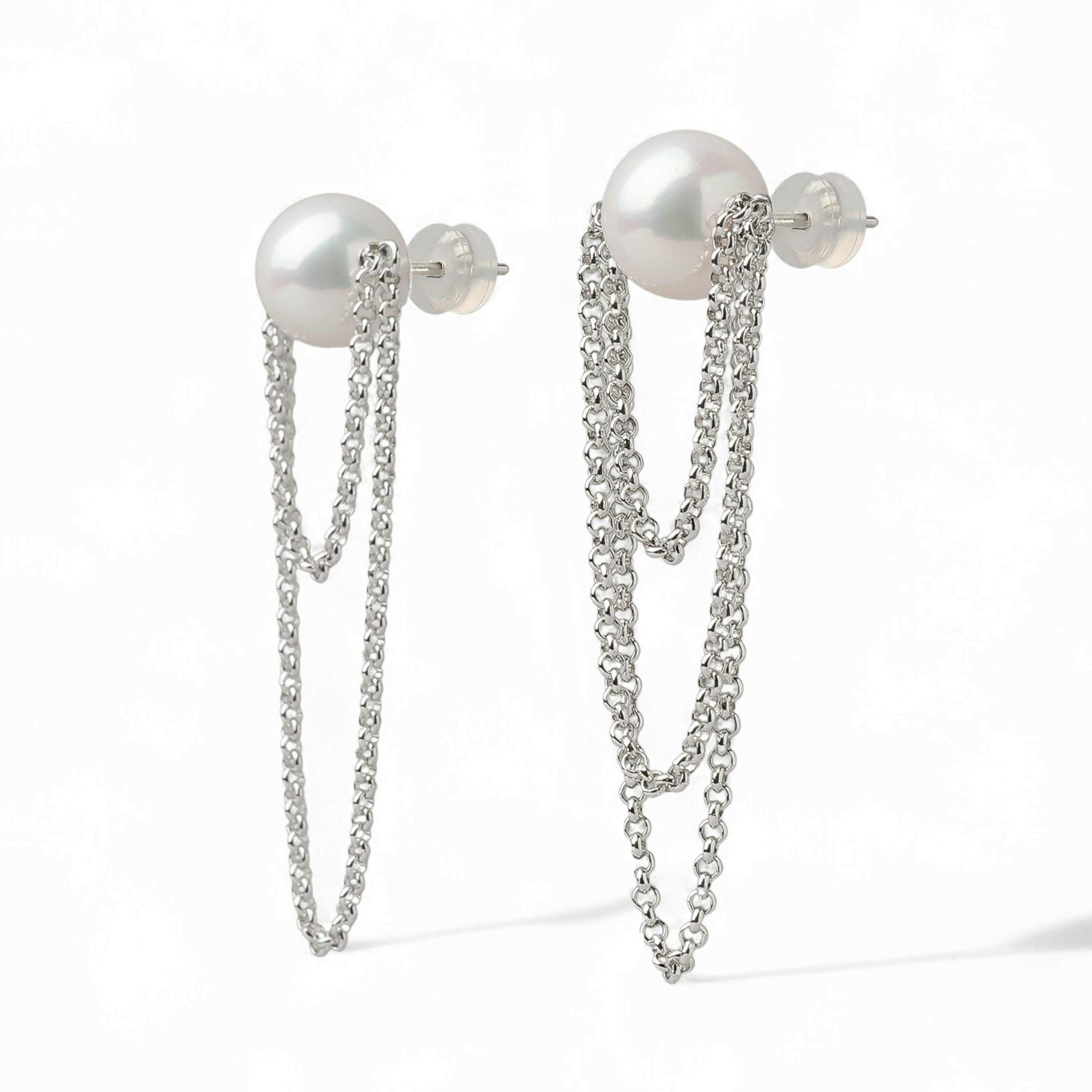 マルレナ リアンピアス/イヤリング　淡水真珠 11mm SV925/PT900