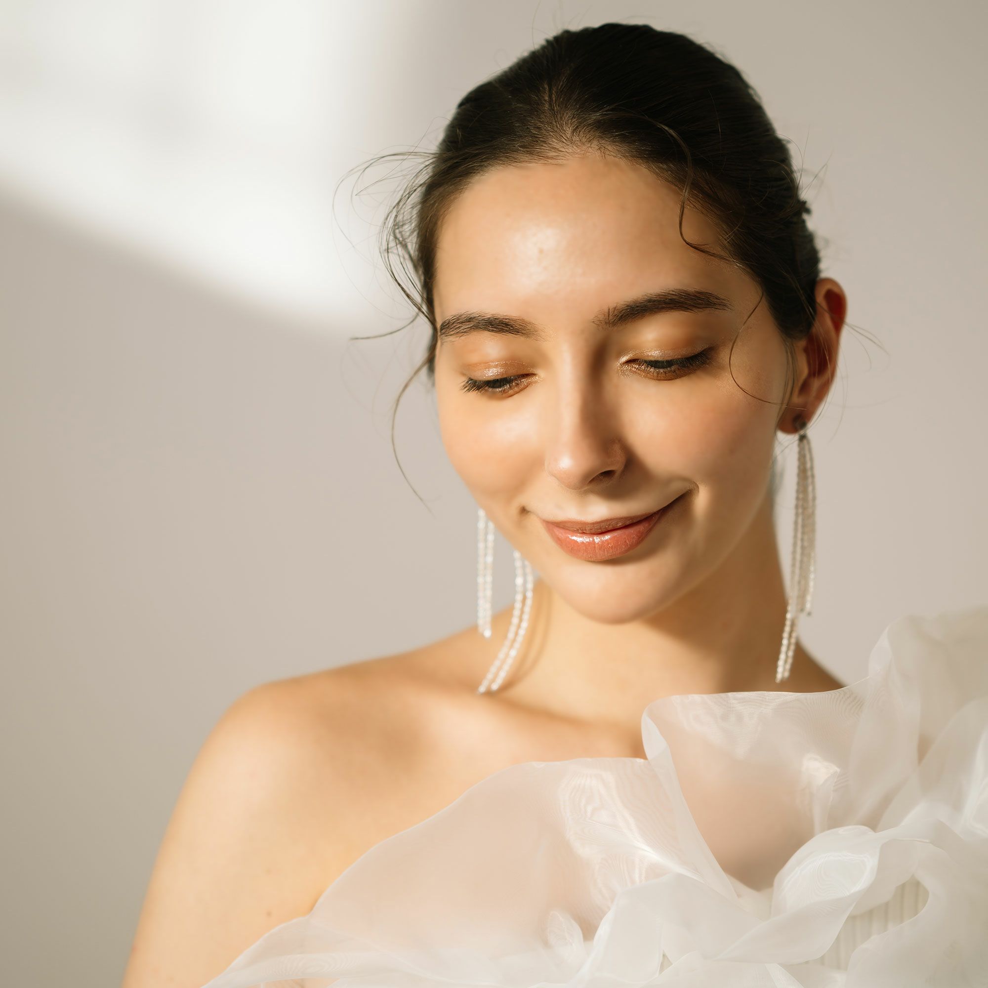 マルレナ キャレフリンジイヤリング　淡水真珠 2.0-2.5mm SV925