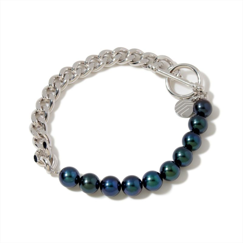 マルレナ マルティーヌブレスレット あこや黒真珠 7.0-7.5mm SV925 /19cm(M)