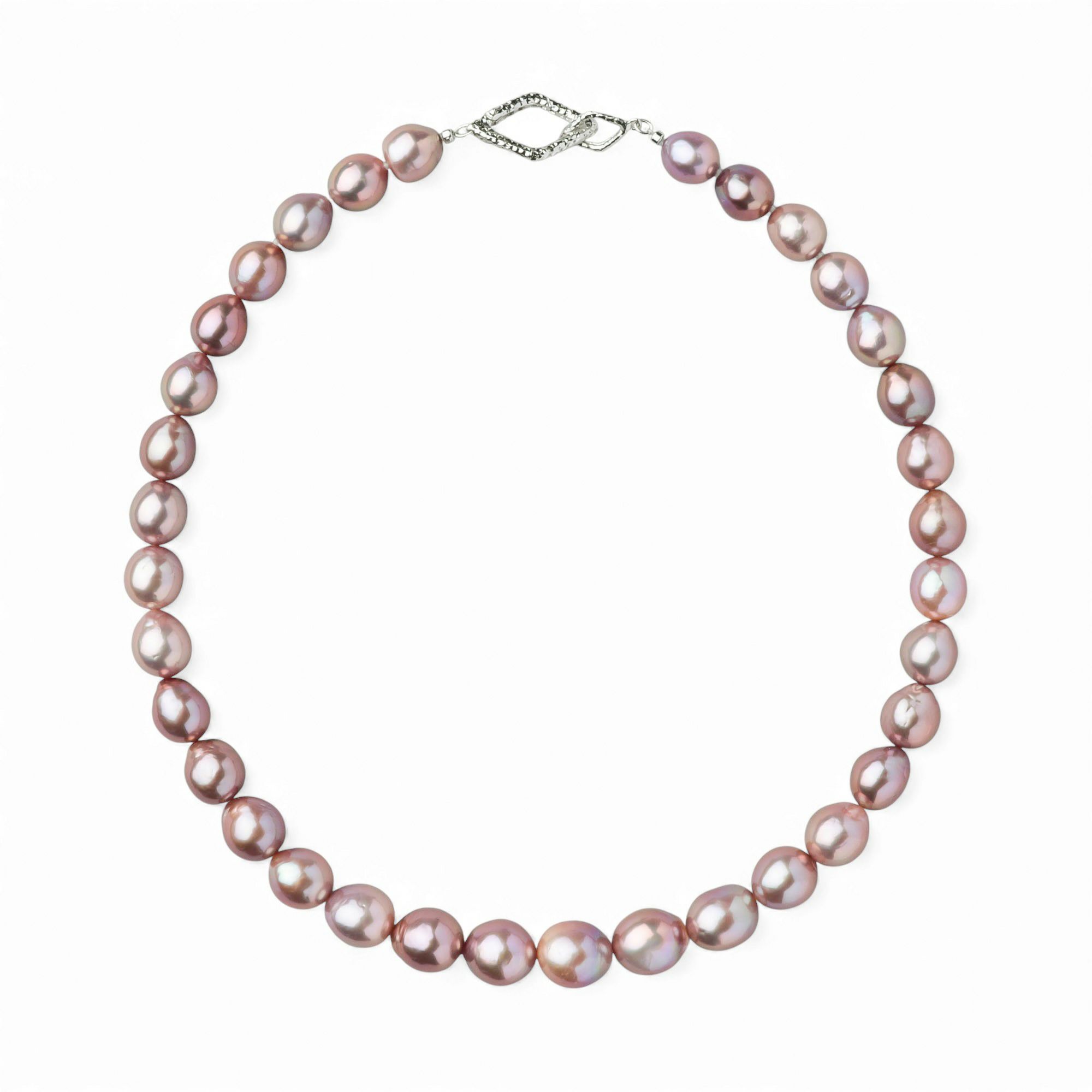 plumberry 淡水真珠 ネックレス　10-13mm マルチカラー