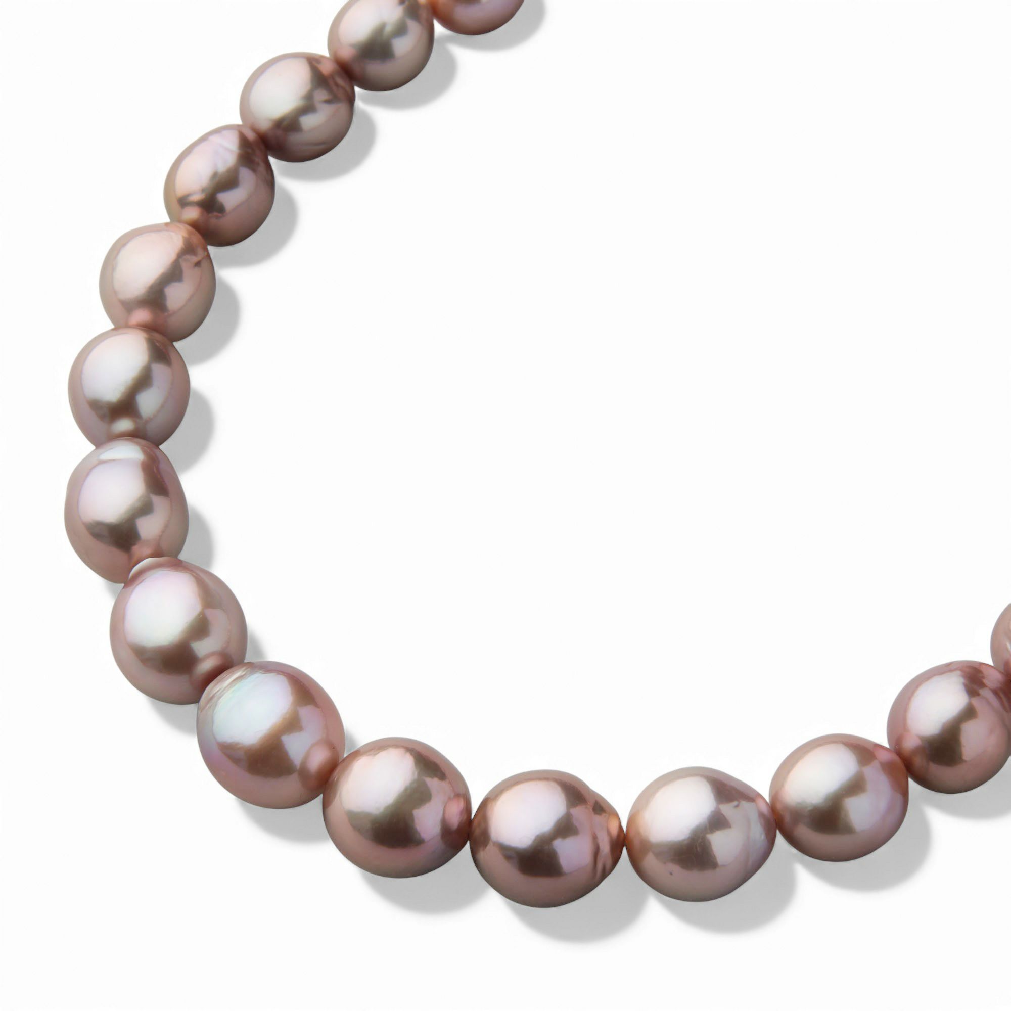 plumberry 淡水真珠 ネックレス　10-13mm マルチカラー