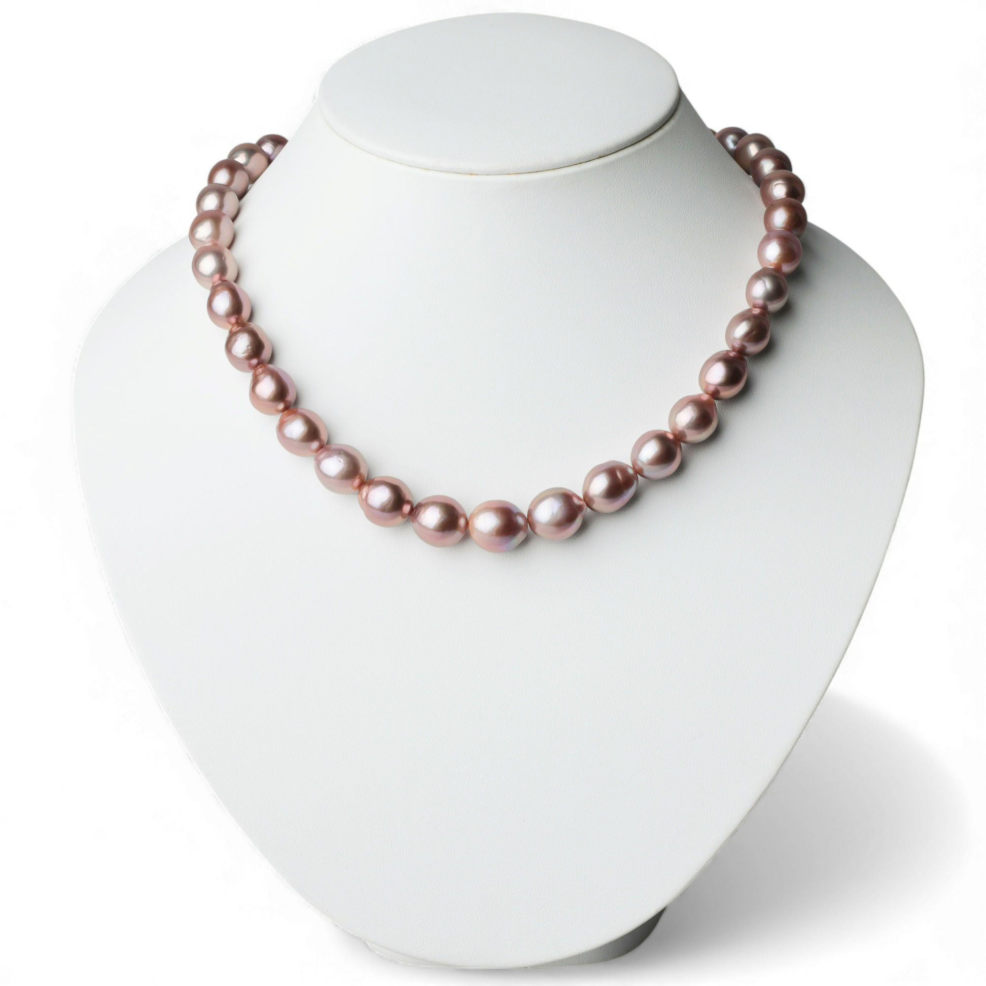 plumberry 淡水真珠 ネックレス　10-13mm マルチカラー