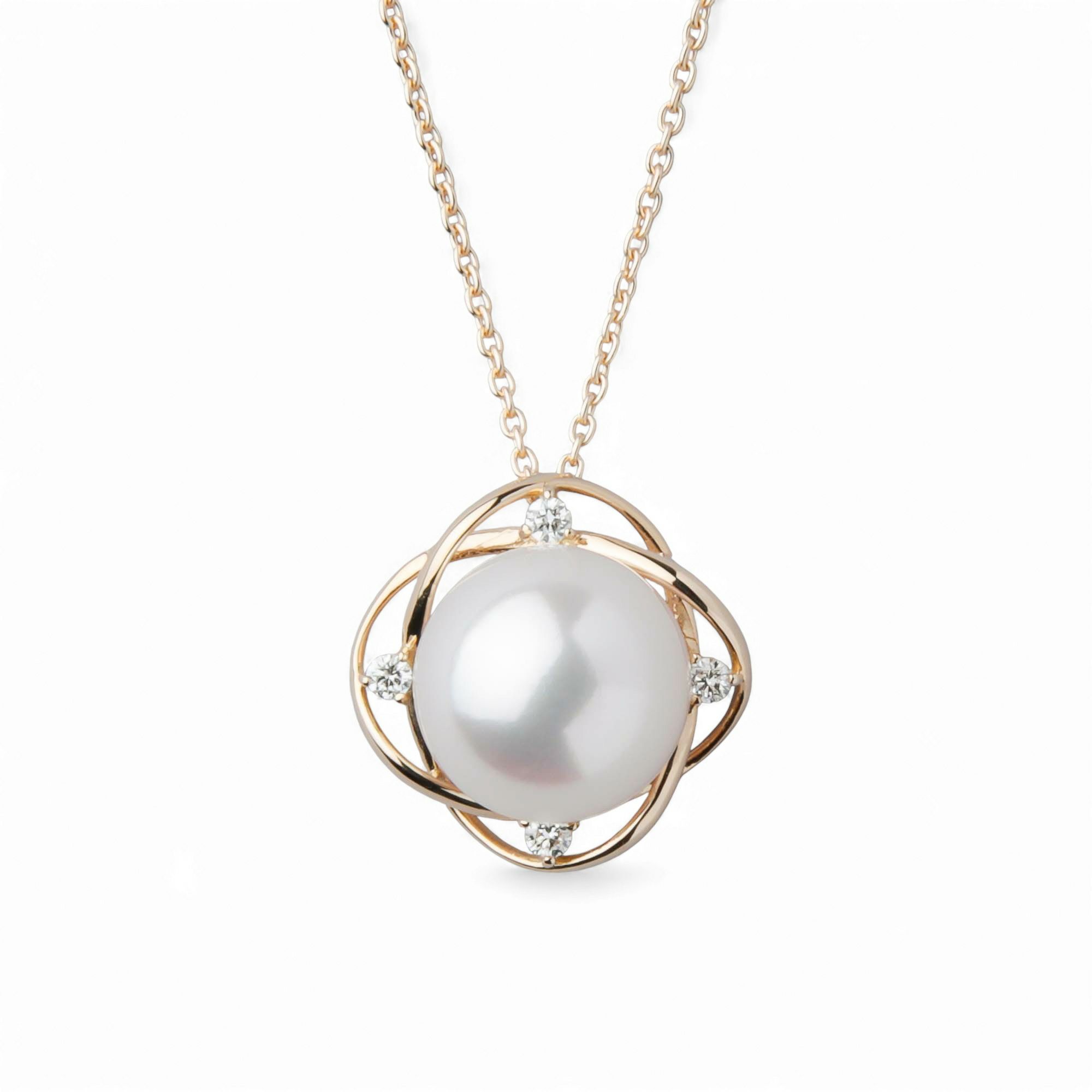 LUXE あこや真珠 ペンダント 8.5-9.0mm K18YG