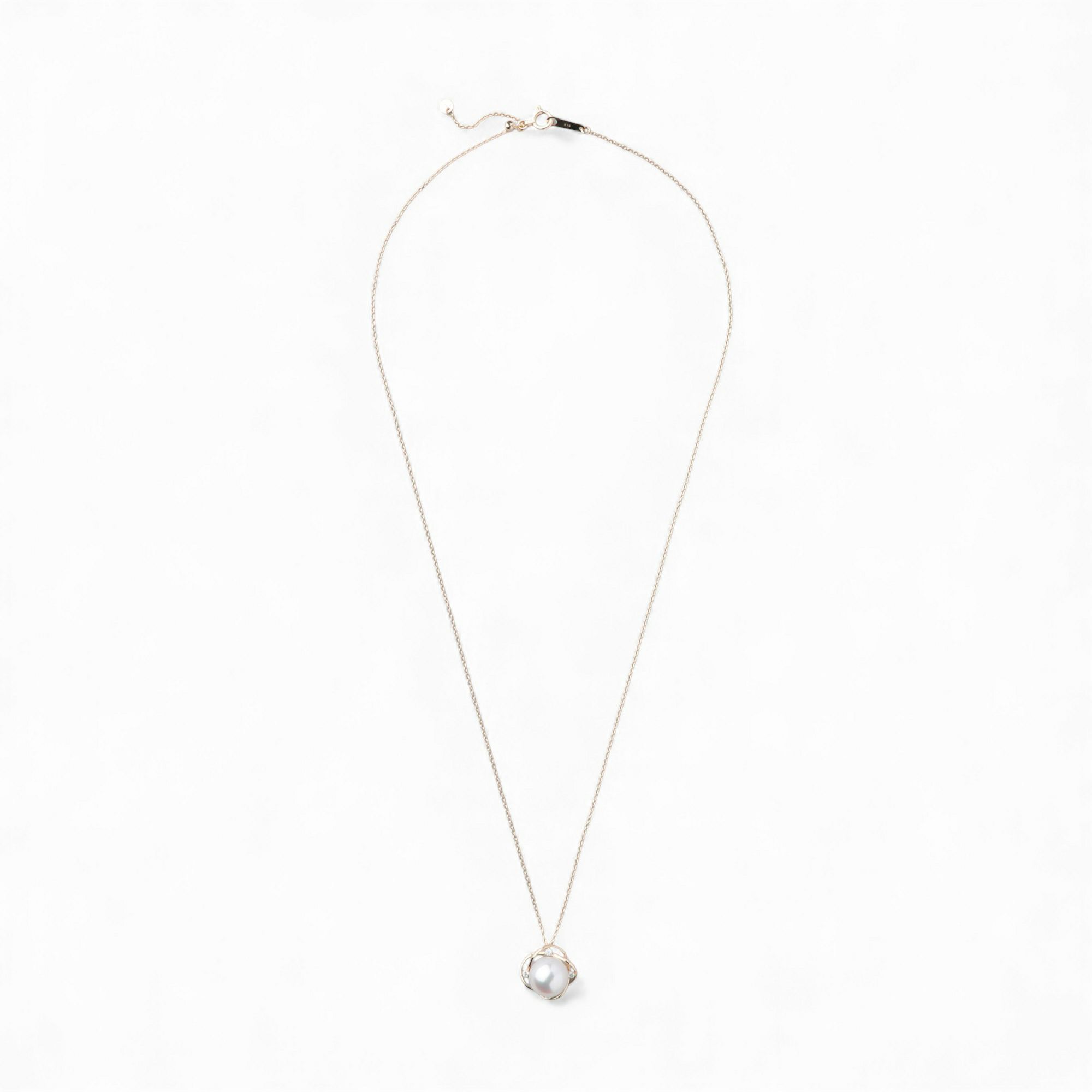 LUXE あこや真珠 ペンダント8.5-9.0mm K18YG