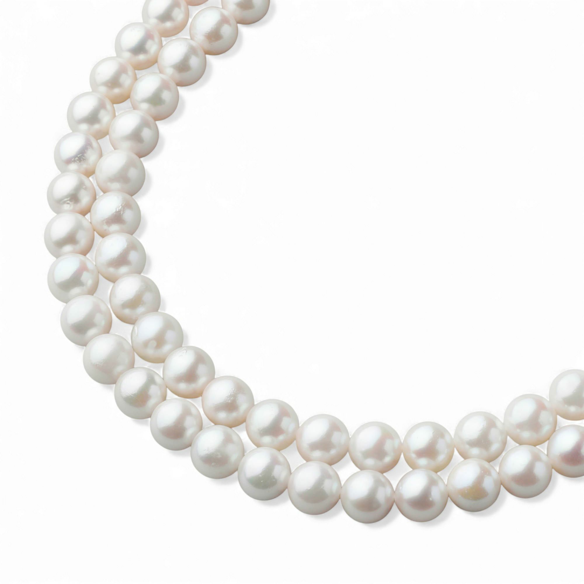 あこや真珠 ロングネックレス　7.5-8.0mm　120cm