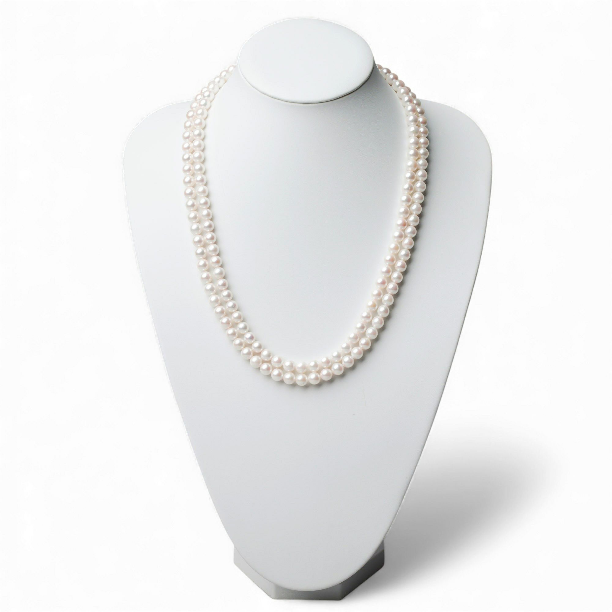 あこや真珠 ロングネックレス　7.5-8.0mm　120cm