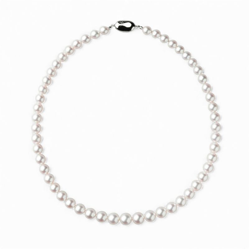 -GIA鑑定書付- あこや花珠真珠 ネックレス　7.0-9.5mm [WSP]