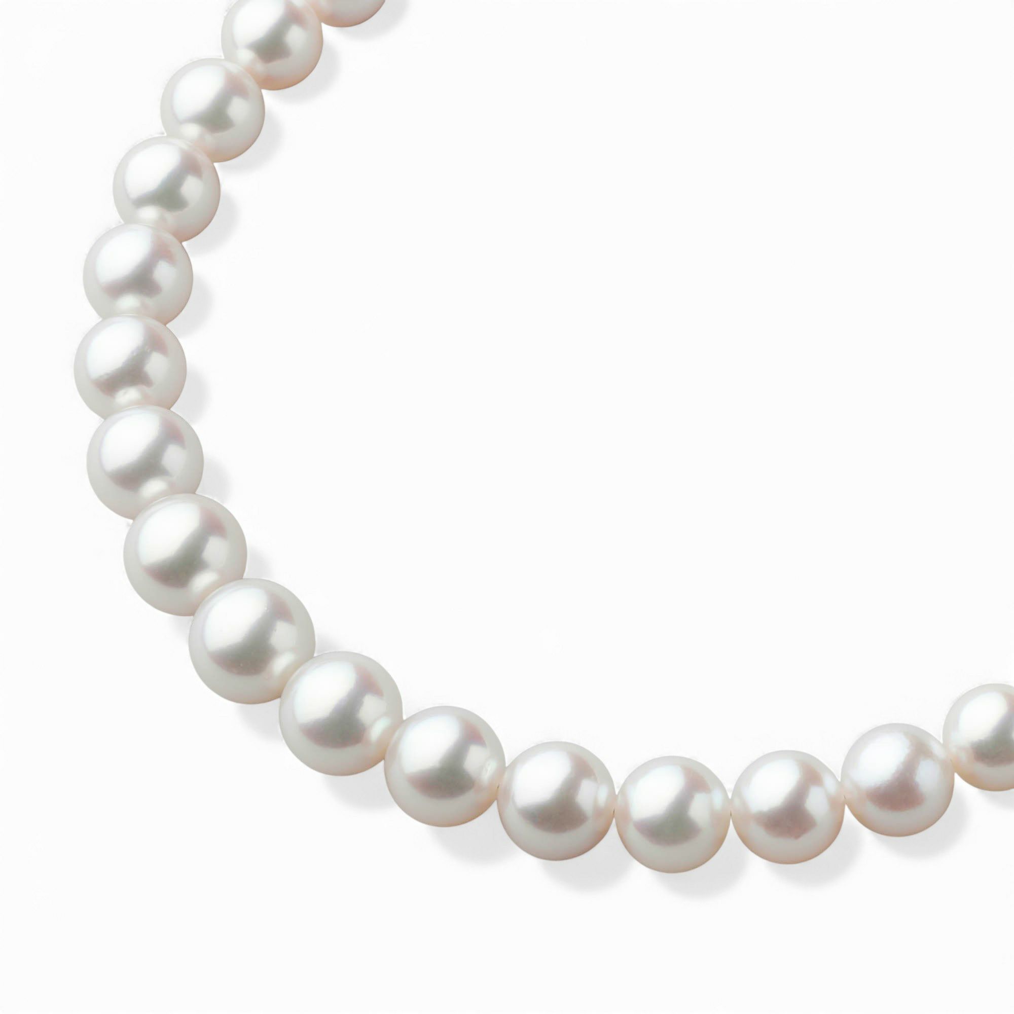 -GIA鑑定書付- あこや花珠真珠 ネックレス　7.0-9.5mm [WSP]