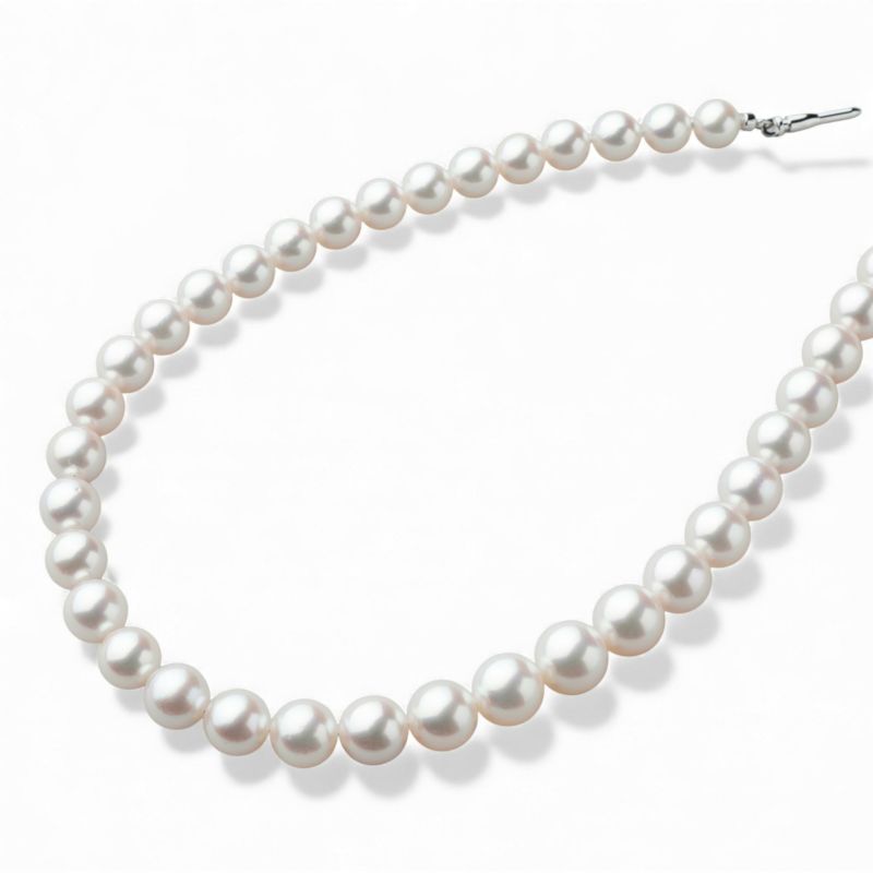 -GIA鑑定書付- あこや花珠真珠 ネックレス　7.0-9.5mm [WSP]