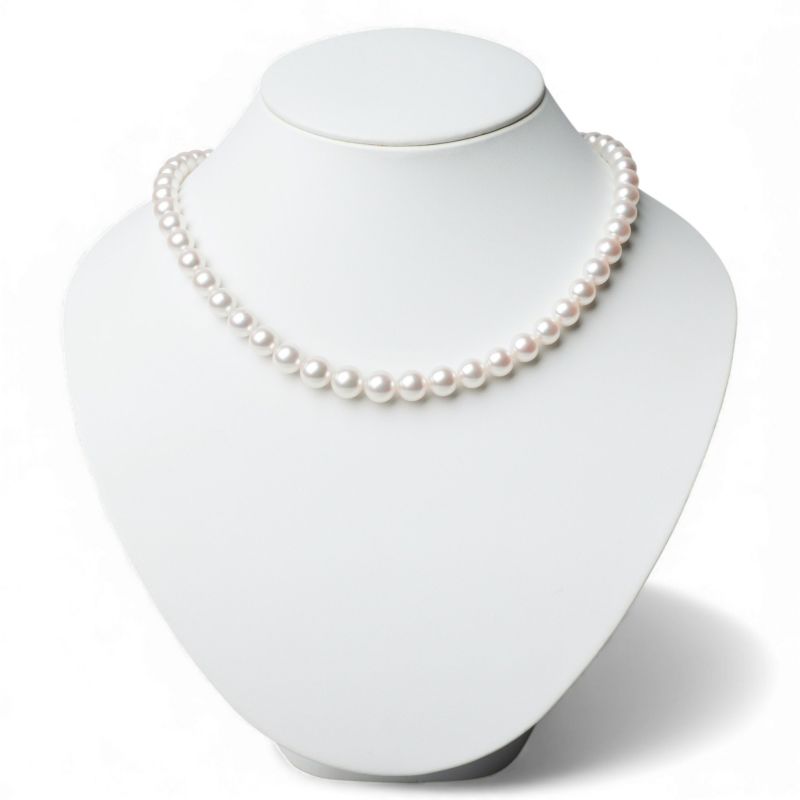 -GIA鑑定書付- あこや花珠真珠 ネックレス　7.0-9.5mm [WSP]