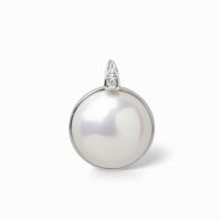 マベ真珠 ペンダントトップ 13mmUP PT900 [WSP] | その他ペンダント