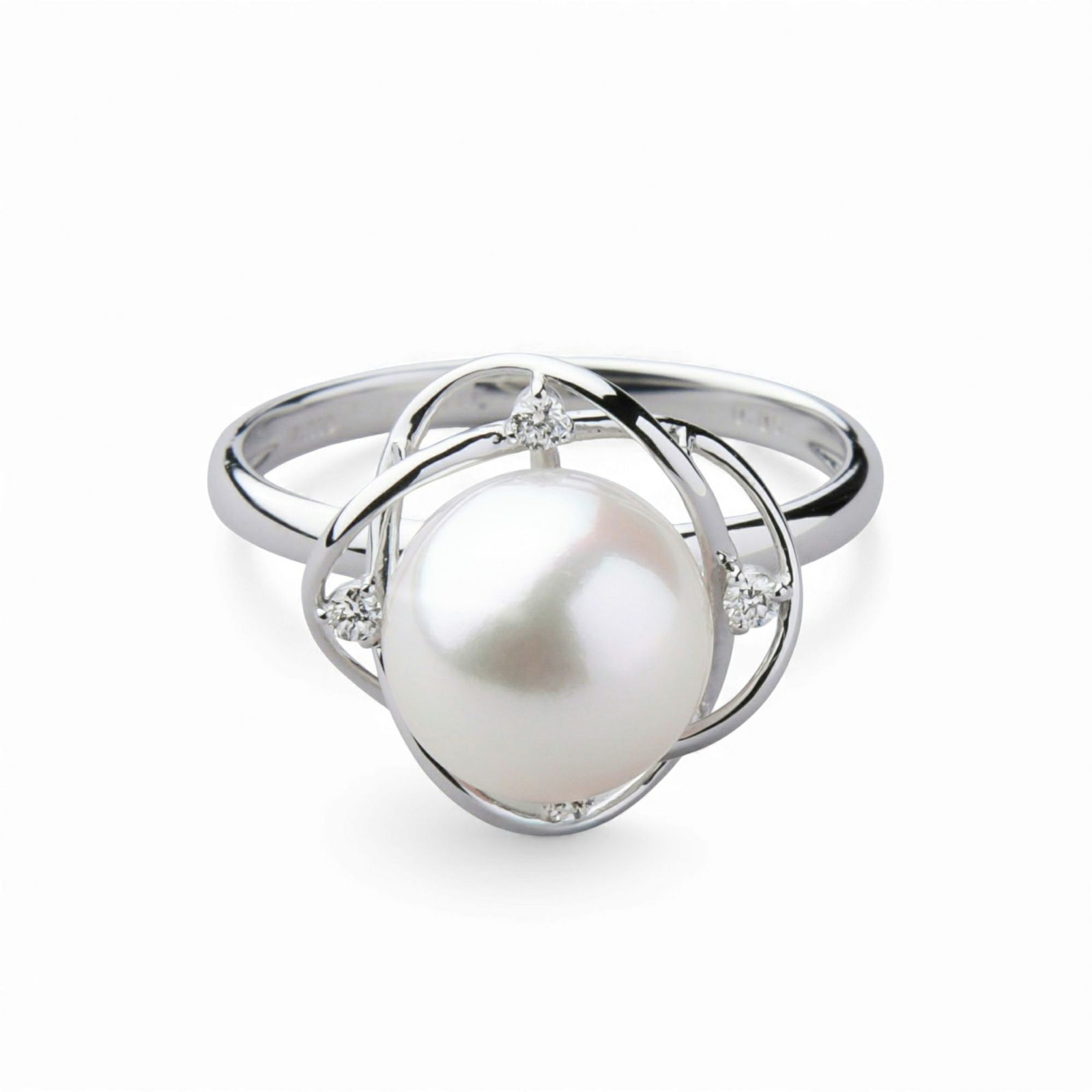 LUXE あこや真珠 リング　8.5-9.0mm PT900