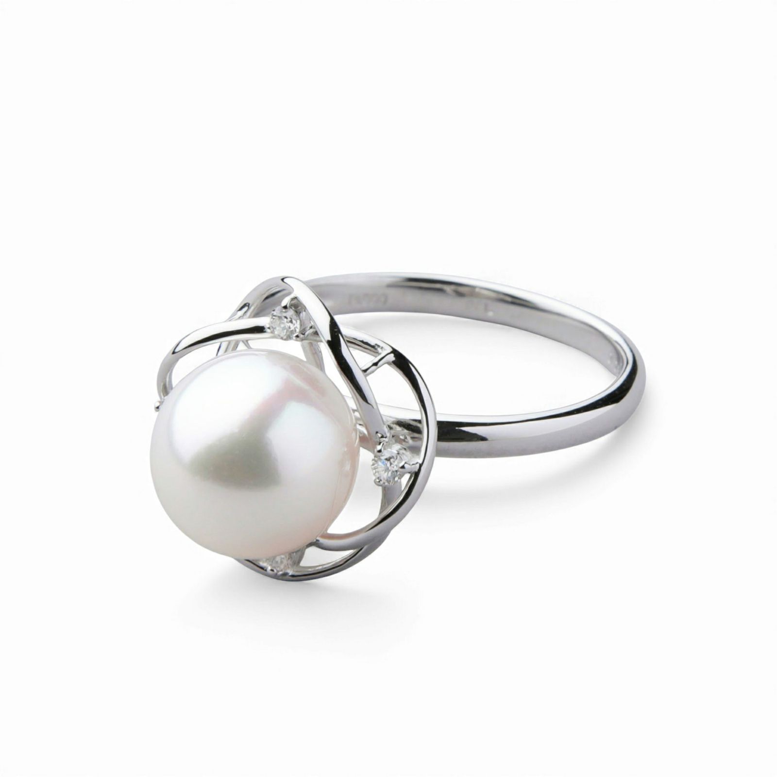 LUXE あこや真珠 リング　8.5-9.0mm PT900