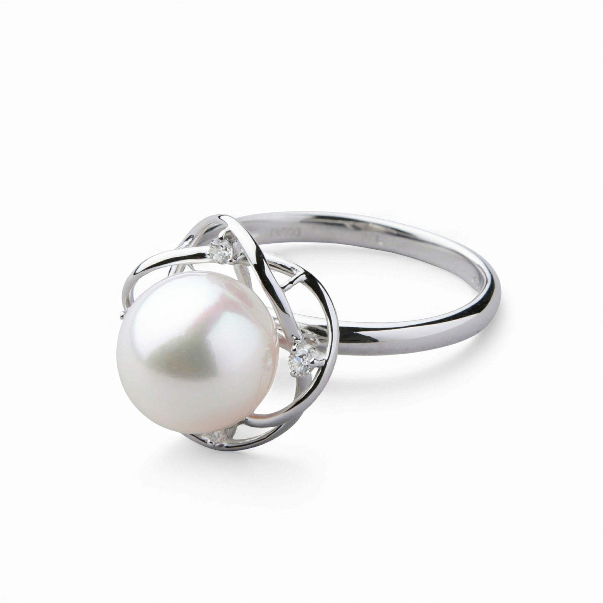 LUXE あこや真珠 リング　8.5-9.0mm PT900