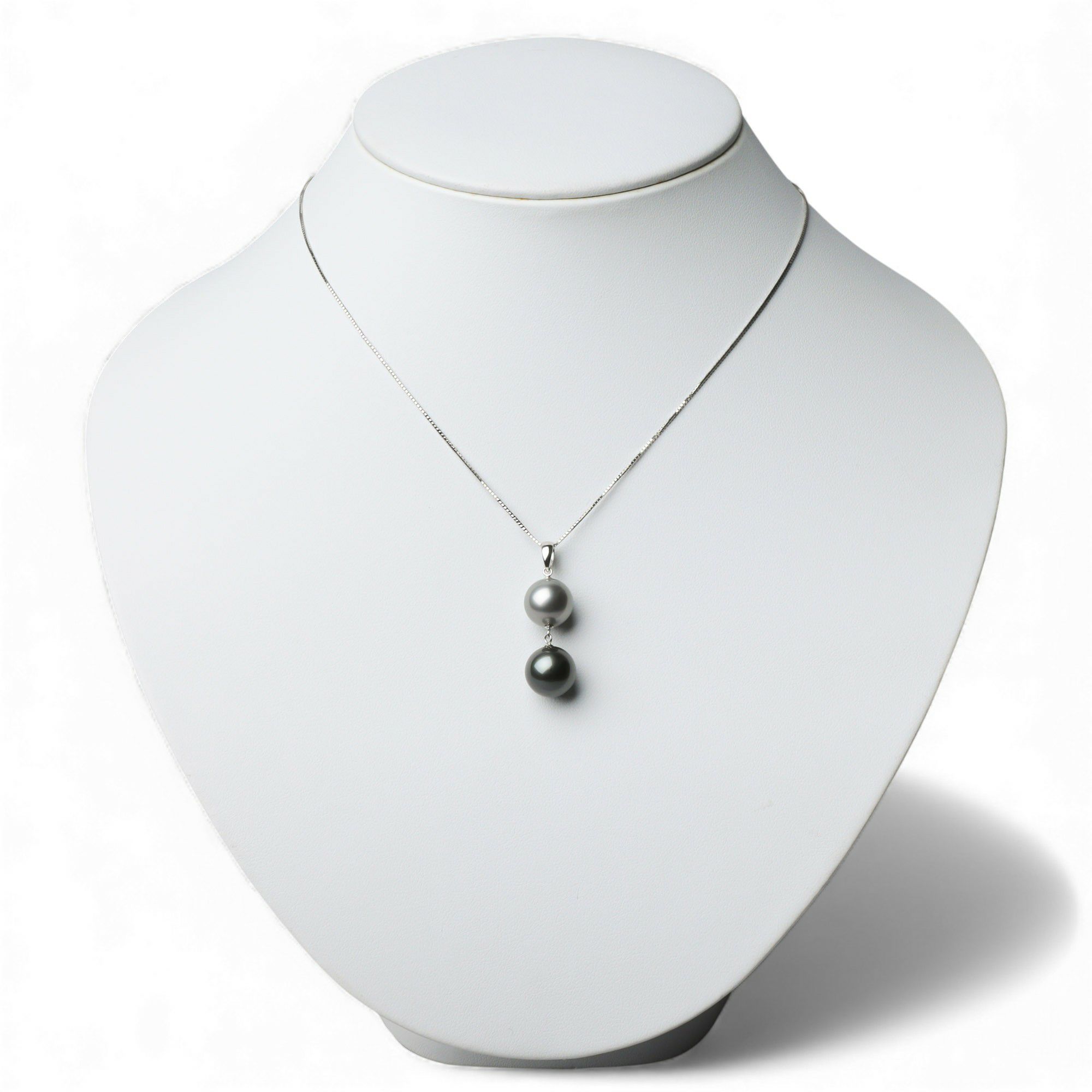  【WEB限定】タヒチ黒蝶真珠 ペンダントトップ 10mmUP K18WG