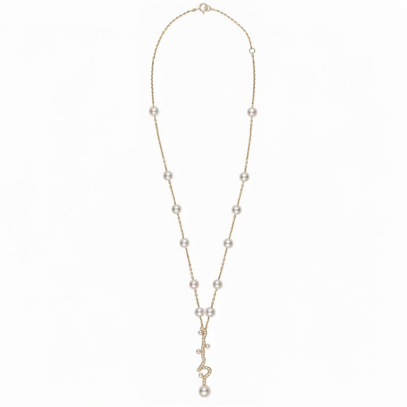 KOKORO　ステーションパールネックレス [WSP]