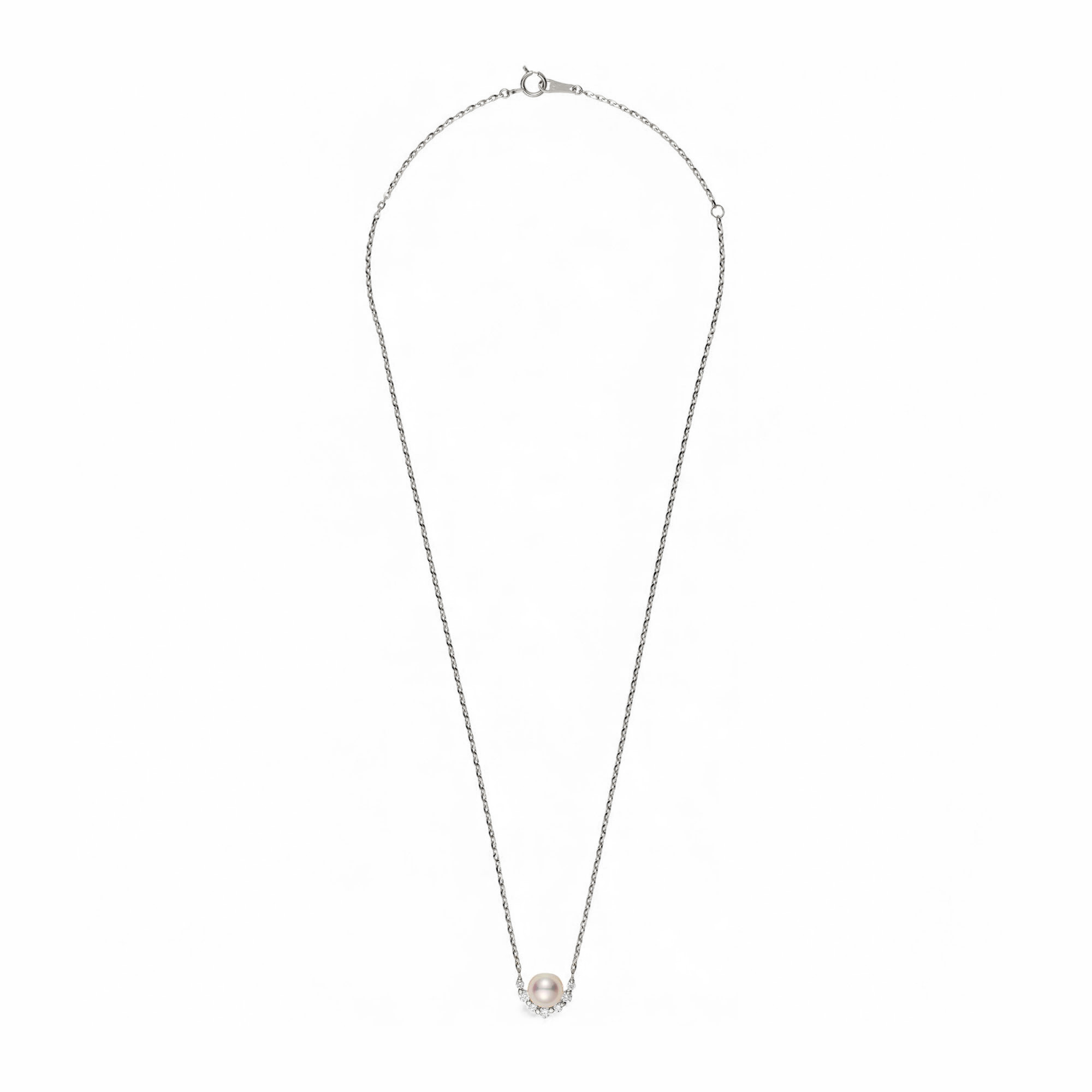 パールとりまき ペンダント PT900/850 [WSP]