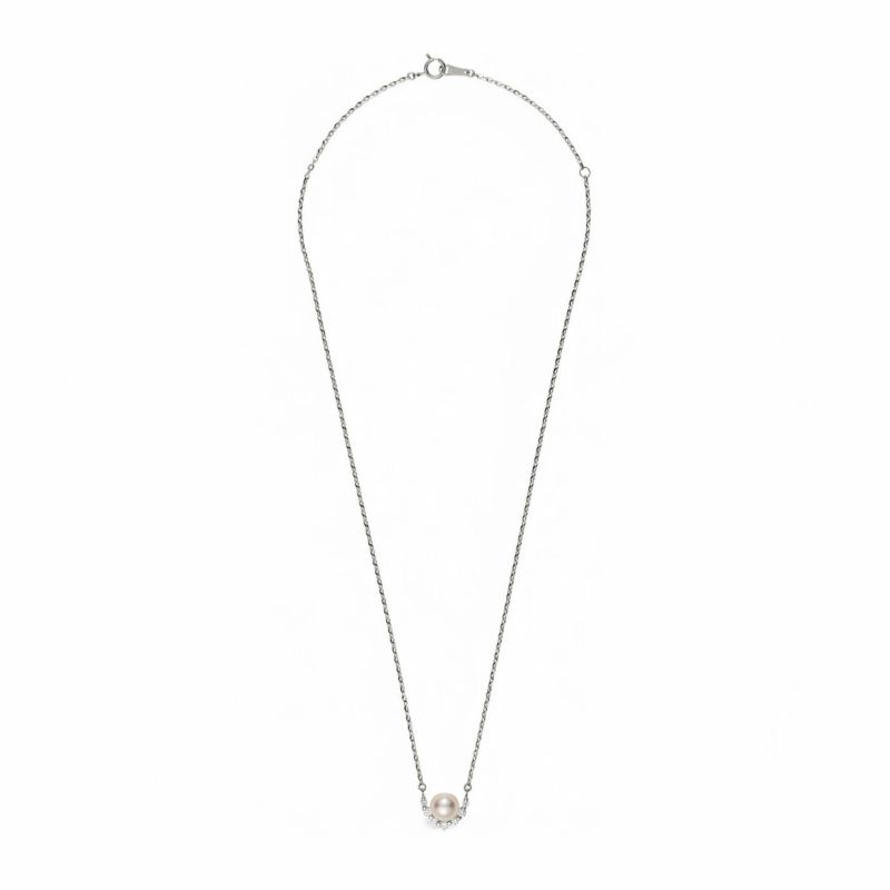 パールとりまき ペンダント PT900/850 [WSP]