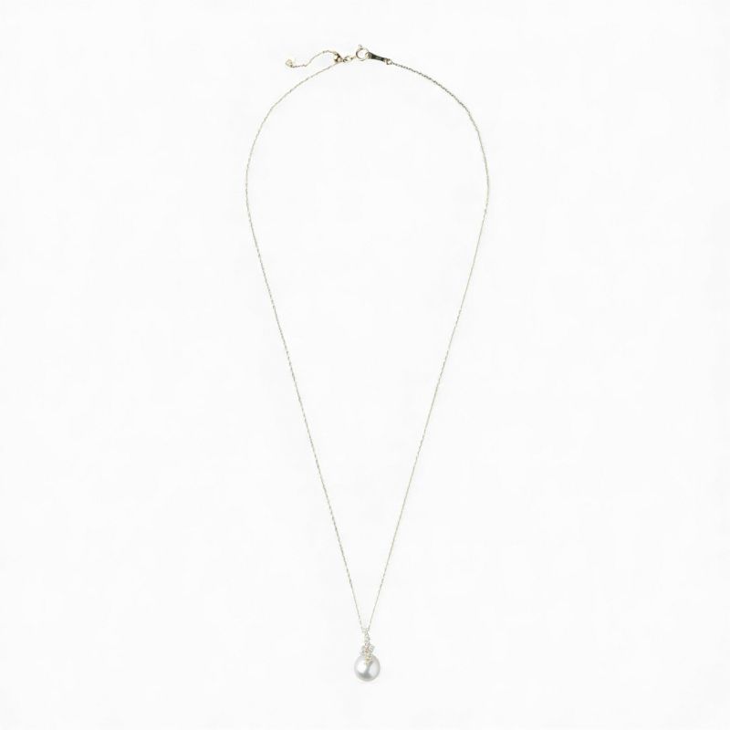 オーロラ花珠真珠 ペンダント 8.5-9.0mm K18YG [WSP] | 花珠真珠ペンダント