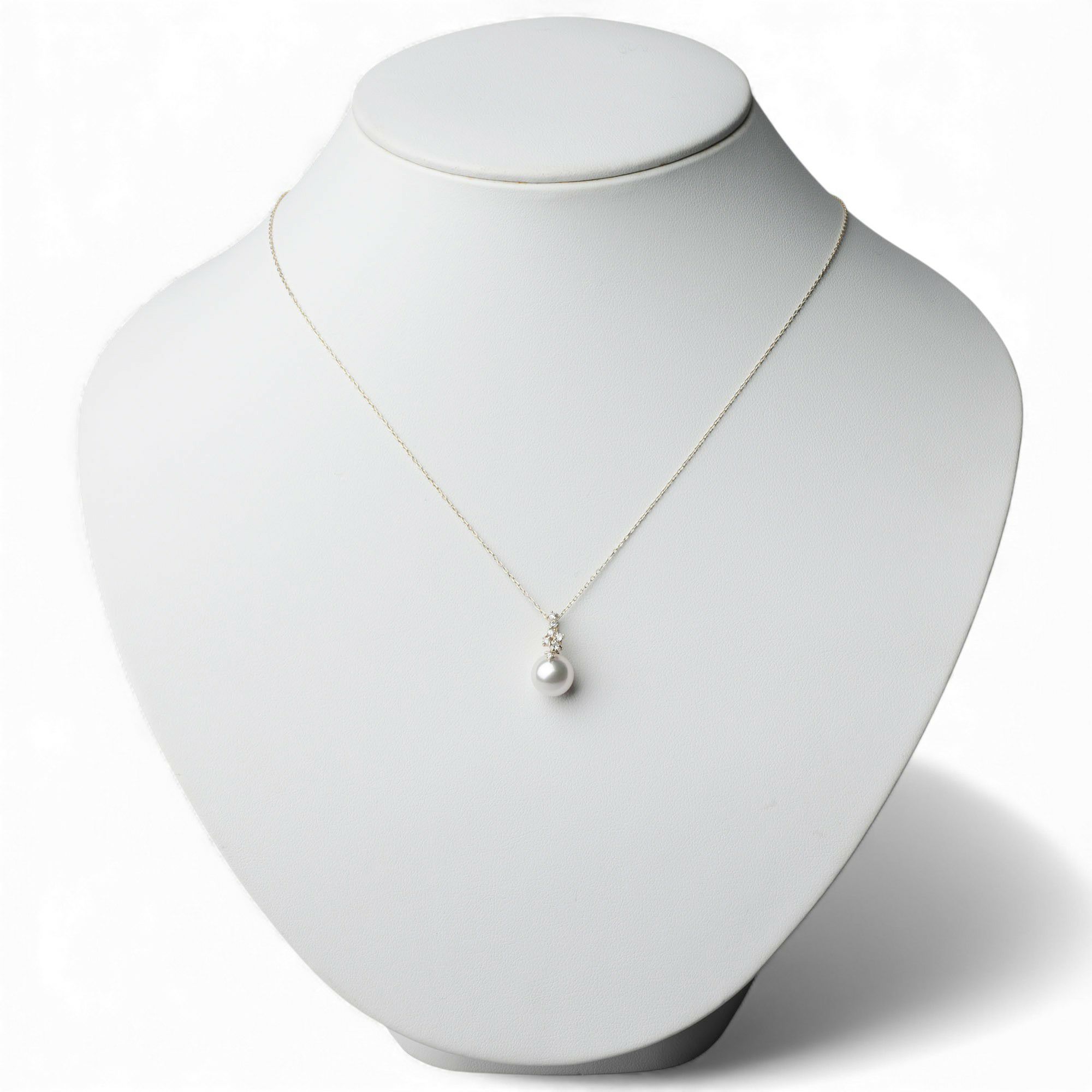 オーロラ花珠真珠 ペンダント　8.5-9.0mm K18YG