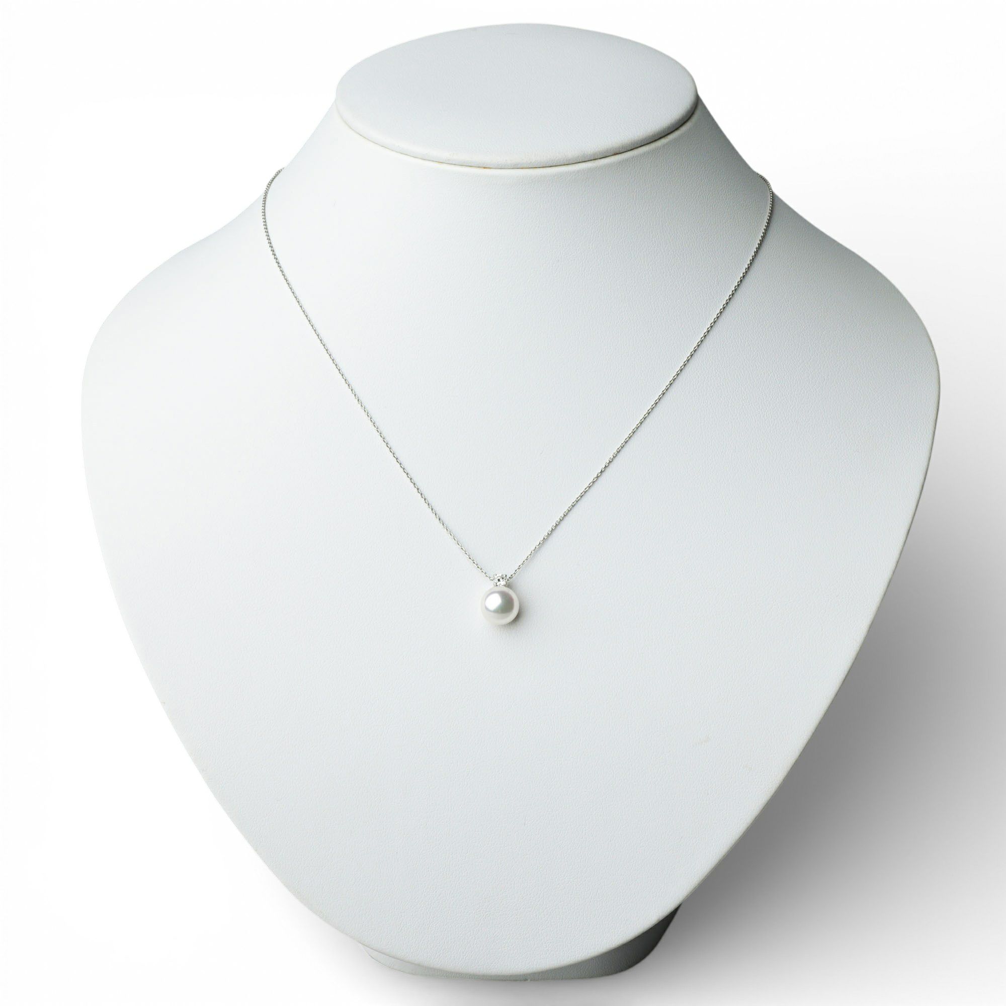 オーロラ花珠真珠 ペンダント 8.5-9.0mm PT900/850 -TOP Quality- [WSP