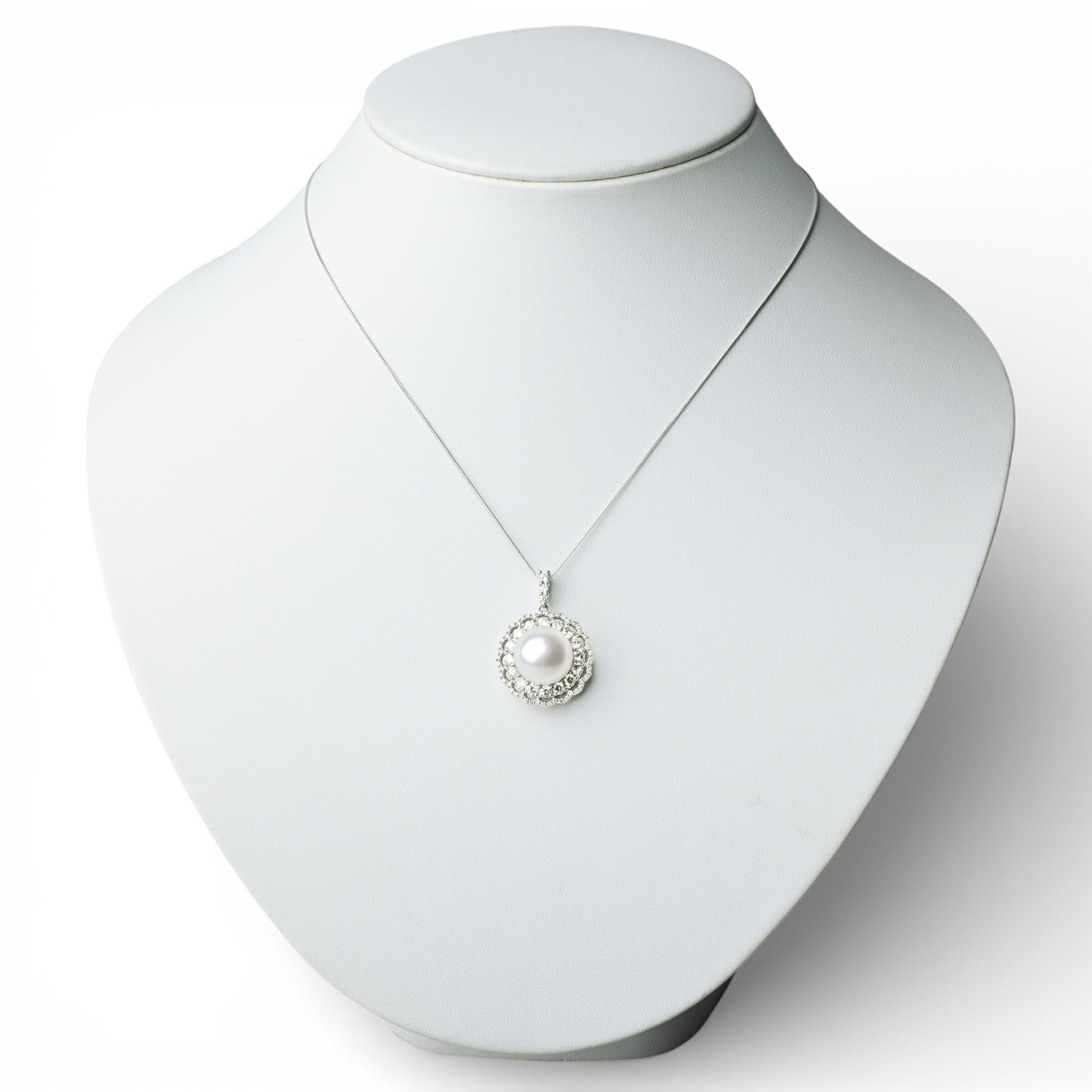 南洋白蝶真珠 ペンダントトップ　12mmUP PT900 オーロラフェニックス鑑別 [WSP]